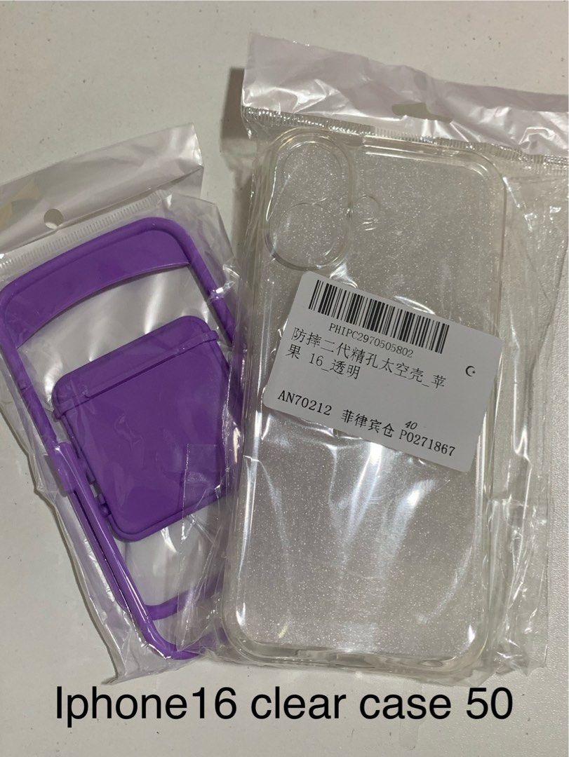 Iphone16 clear case (Category: Cases & Sleeves) located in Quezon City. Submitted by makeitkmn (Listing ID 1453410067, Image 1). Description: .