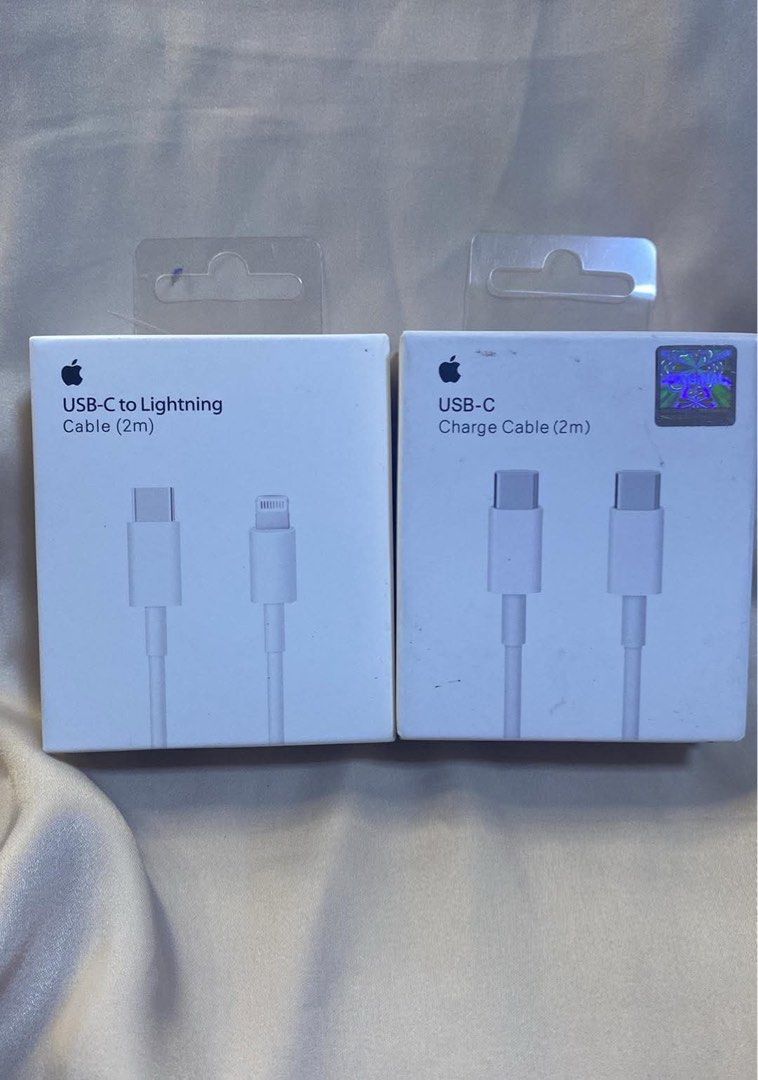 Iphone|ipad 2M usb-c to lightning | usb-c to c cable (Category: Chargers & Cables) located in Manila. Submitted by mimasour (Listing ID 1453388819, Image 1). Description: .