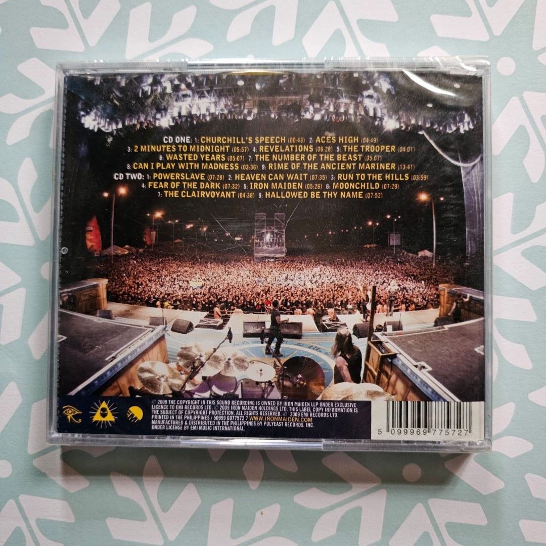 Iron Maiden - Flight 666 - 2 CD Sealed Made in the Philippines (Category: CDs & DVDs) located in Quezon City. Submitted by serefrenpaz (Listing ID 1453274331, Image 3). Description: Good Day Buyers! 💖💖💖Here are the PAYMENT payment options 💖💖💖 ✨1. GCash - 09164862096 ✨2. Bank Deposit - BPI, BDO, Unionbank, Landbank, Palawan, Cebuana ✨3. Paypal for international buyers 💕💕💕Meet Up Options💕💕💕 ✨1. McDo Kamias Quezon City ✨2. Jolibee Anonas