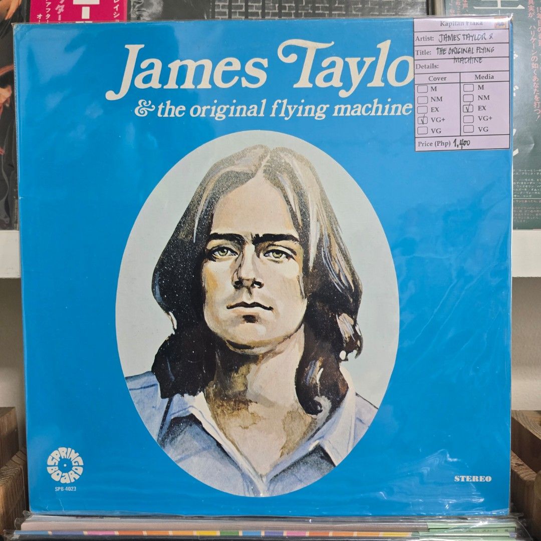 James Taylor-The Original Fying Machine (Category: Vinyls) located in Taguig. Submitted by Kapitan_Plaka (Listing ID 1453378583, Image 1). Description: Condition Cover: VG+ Media: Excellent.