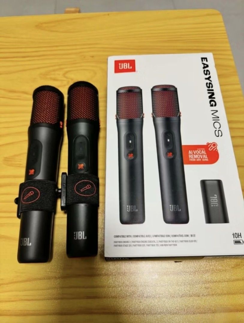 JBL EasySing Mics (Category: Microphones) located in Manila. Submitted by roy7228 (Listing ID 1453371976, Image 2). Description: JBL EasySing Mics Brand New, sealed unit 8k also available: •JBL Charge 6 - 6k • JBL Boombox 4 - 23k • JBL Partybox 130 - 16.5k Sta. Ana, Manila location Pick up available Meet up and Delivery available add delivery fee..