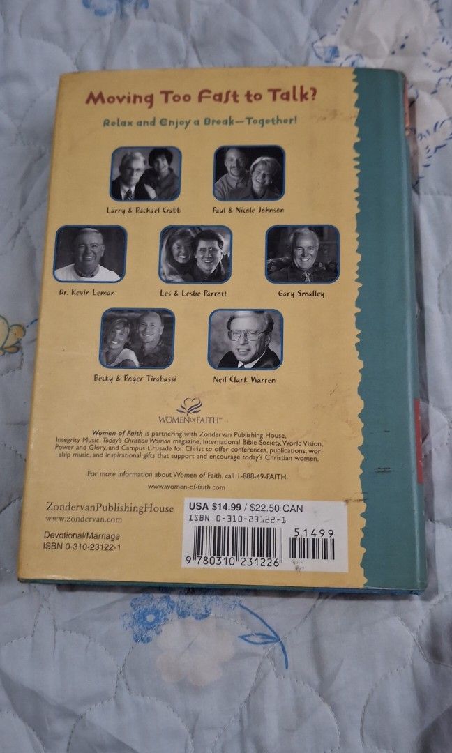 Joy Breaks for Couples..Devotions to Celebraye Marriage (Category: Storybooks) located in Caloocan City. Submitted by haydee88 (Listing ID 1453236844, Image 2). Description: 🍒Preloved Old book 🍒Has visible signs of aging/usage, storage, have tanning & light creases 🍒Hard Cover 🍒Please manage your expectations.