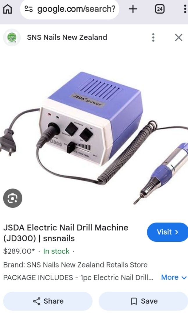 JSDA Electric nail drill (Category: Hands & Nails) located in Manila. Submitted by wenavillegas0703 (Listing ID 1453424110, Image 3). Description: JSDA Nail drill machine RFs : barely used no issue looks like new pa. 1,800 each no box unit only ✨️.