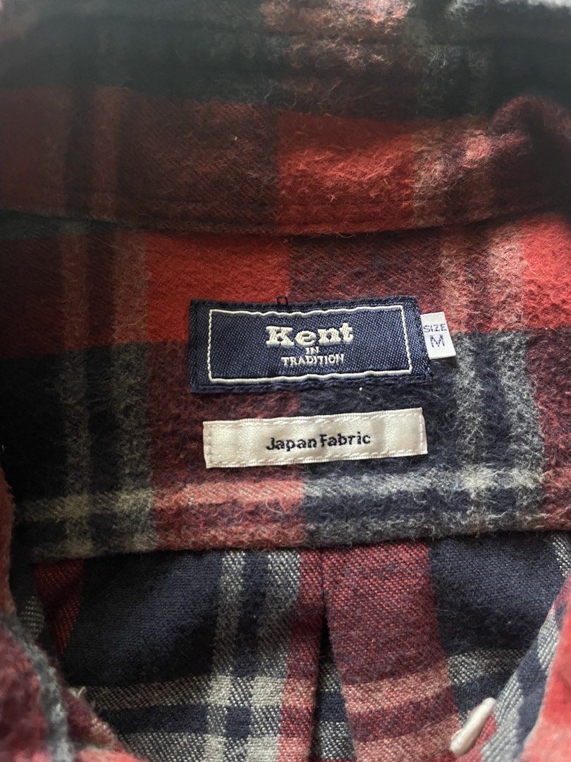 Kent Men Flanner (Category: Formal Shirts) located in Pasir Puteh. Submitted by akmal_30 (Listing ID 1453311368, Image 3). Description: Size M Pit : 19 Labuh 27 Apa apa boleh chat untuk pertanyaan😄.