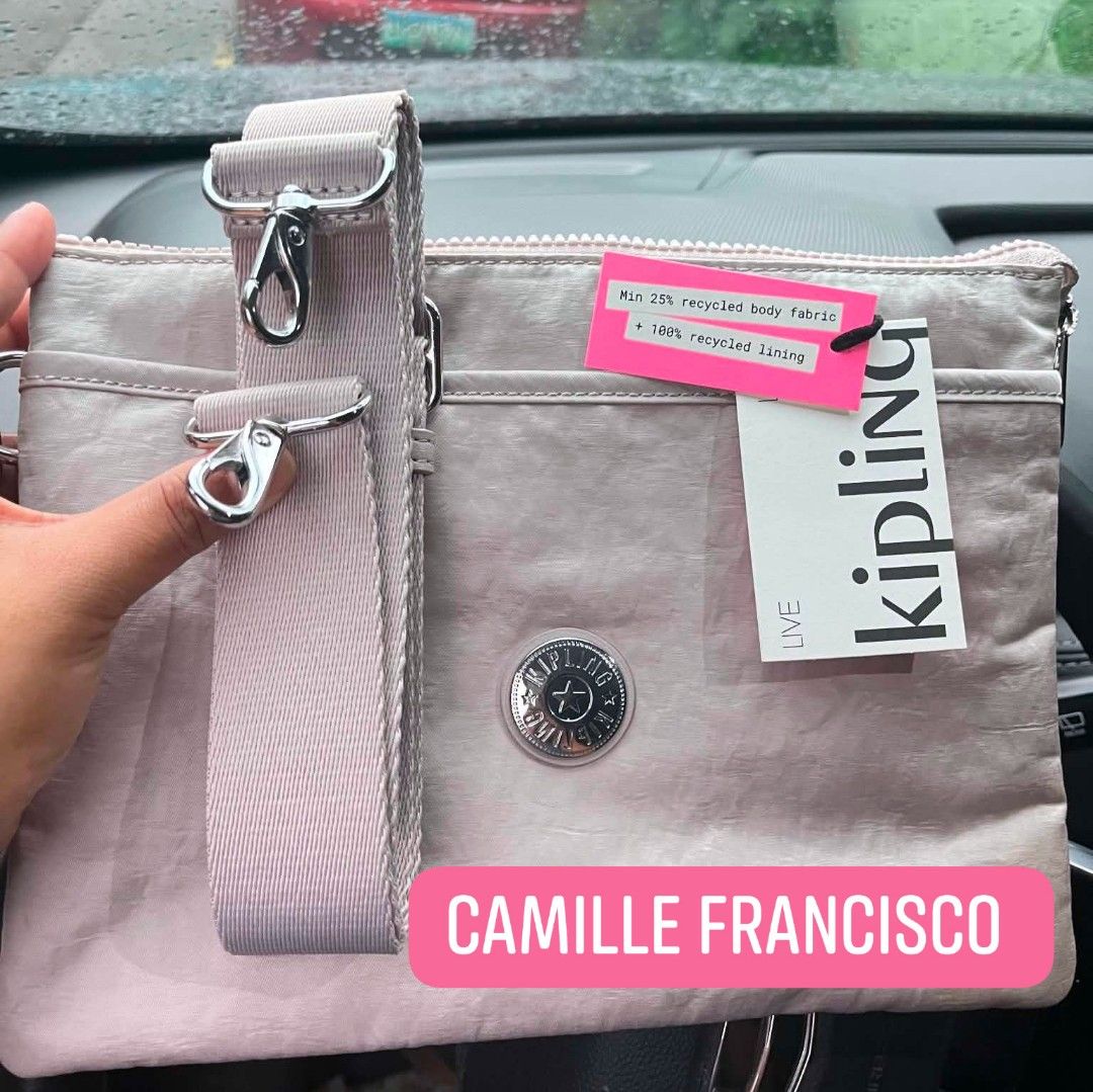 Kipling Live. Light Camille Francisco Crossbody Bag (Category: Cross-body Bags) located in Manila. Submitted by mil_francisco1987 (Listing ID 1453420094, Image 1). Description: Selling Kipling Riri Crossbody bag. (retail) Condition 10/10 bought from Dubai ✅ can pass as brand new ✅ used once ✅ no yellowing ✅ no tarnish on hardware and hairline. video available upon request. Location: Makati and Taytay MOD: Lalamove or LBC only. - Lightweight Kipli