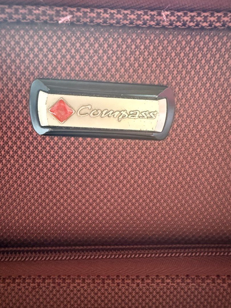 Medium Luggage Maleta (Compass) (Category: Luggage) located in Quezon City. Submitted by garaje.co (Listing ID 1453271547, Image 2). Description: In good condition 13.5x10.5x22.5 in.