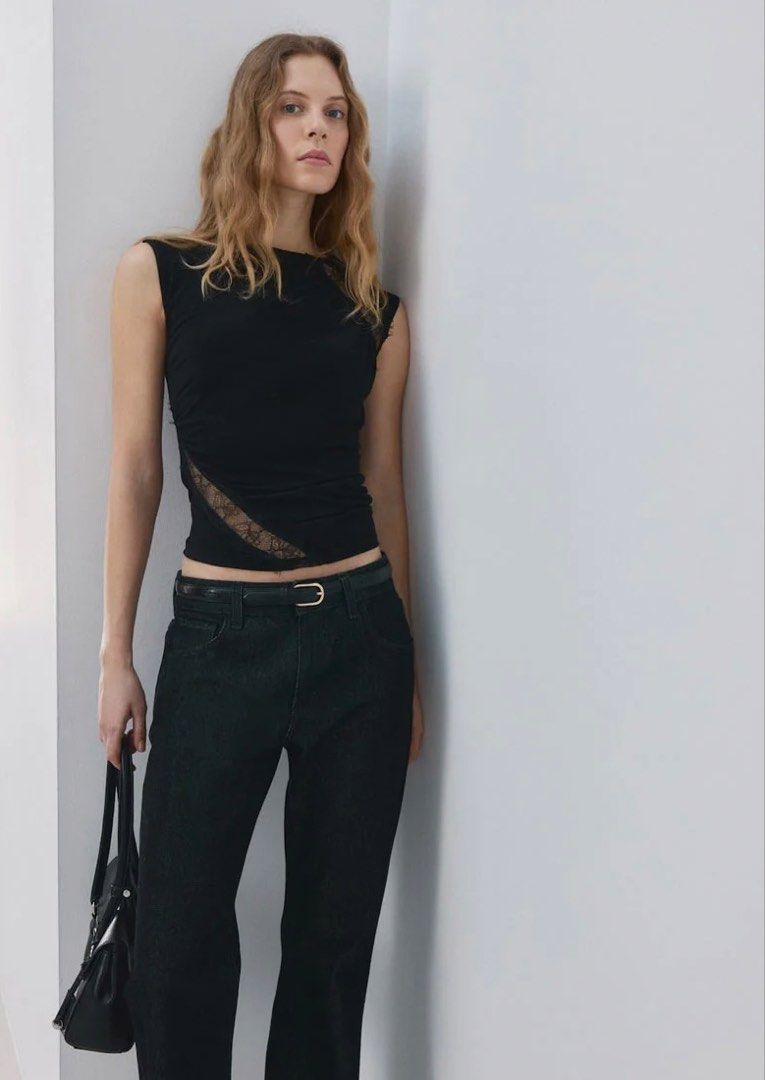 Mango Cindy Black Top (Category: Blouses) located in Manila. Submitted by shop.declutter (Listing ID 1453294912, Image 2). Description: Selling for how much i bought! Bought the wrong size :( Size is in xs (true to size).