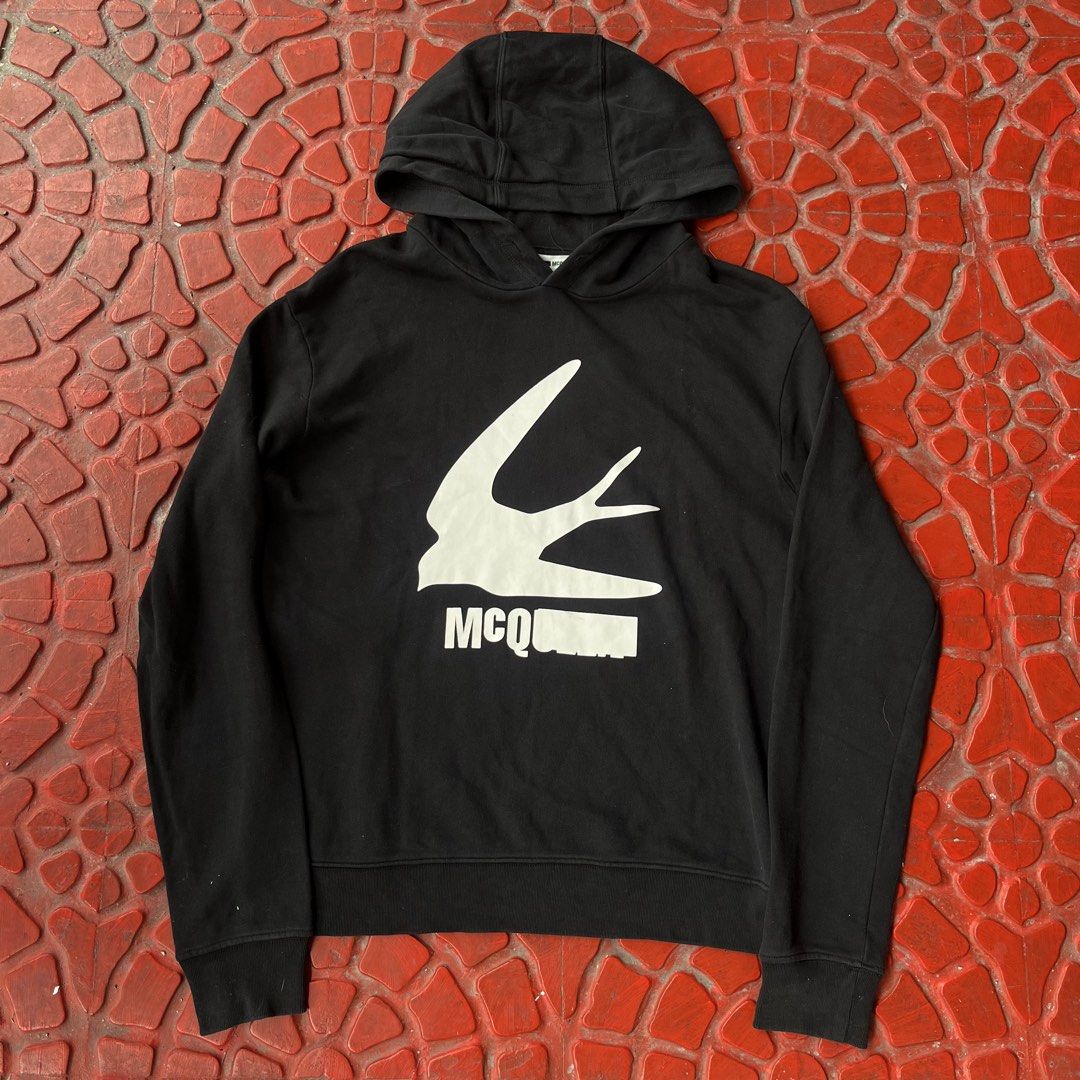 MCQ NOIR LOGO BRODE HOOODIE (Category: Activewear) located in San Jose del Monte. Submitted by qrt_ty (Listing ID 1453262143, Image 1). Description: WTS !! MCQ MCQUEEN NOIR BRODE HOODIE / UNISEX SIZE SMALL GOOD CONDITION NO ANY MAJOR FLAWS MADE IN TURKEY PRICE - 800 PLUS SF .