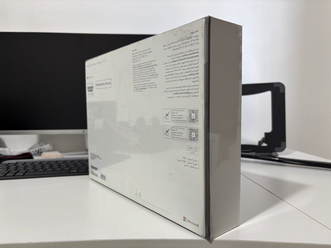 Microsoft surface laptop 4 11TH gen core i5 512gb (Category: Laptops & Notebooks) located in San Juan City. Submitted by uniwyse (Listing ID 1453374509, Image 3). Description: 💻 Microsoft Surface Laptop 4 – BRAND NEW (Sealed) Price: ₱44,900 ✅ Condition: Brand New / Sealed ✅ Processor: Intel Core i5 11th Gen ✅ RAM: 16GB ✅ Storage: 512GB SSD ✅ Display: 13.5” PixelSense Touchscreen ✅ Windows 10, you can upgrade to windows 11 ✅ Slim, premium, lightw