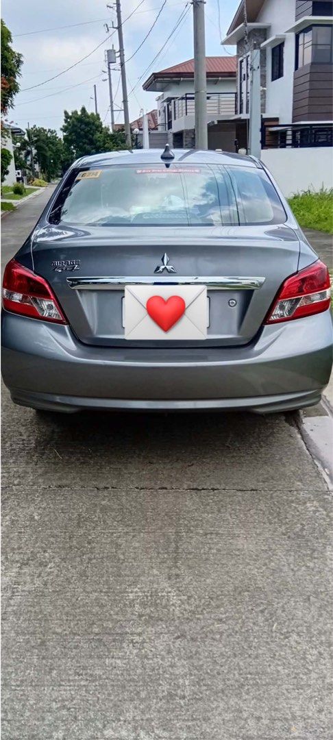 Mitsubishi Mirage G4 GLX Manual (Category: Used Cars) located in Muntinlupa City. Submitted by lovedbysabel (Listing ID 1453245566, Image 2). Description: Mitsubishi Mirage G4 GLX 2018 Manual Virgil gray •Complete Docs orig OR/CR 1st owner •Registered until Feb. 2027 •53,100 + ODO •CASA Maintained | Well-maintained •Newly replaced 2 front tire •All lights working, power window, defogger, horn etc •Changed oil last 3 months ago •Newly replaced whe