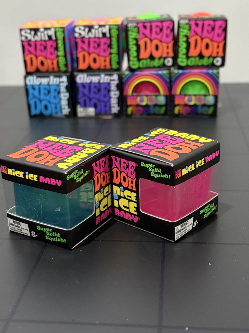 Needoh Teenies (sold individually) (Category: Designer & Blind Box Toys) located in Tarlac. Submitted by abromo (Listing ID 1453250681, Image 3). Description: Needoh Teenies Bought from direct Schylling website Sold individually Available in: Original Swirl Ripples Glow Nice Ice Baby.