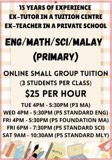(Category: ) located in . Submitted by Tutor_Nur (Listing ID 1448742123, Image 1). Description: .