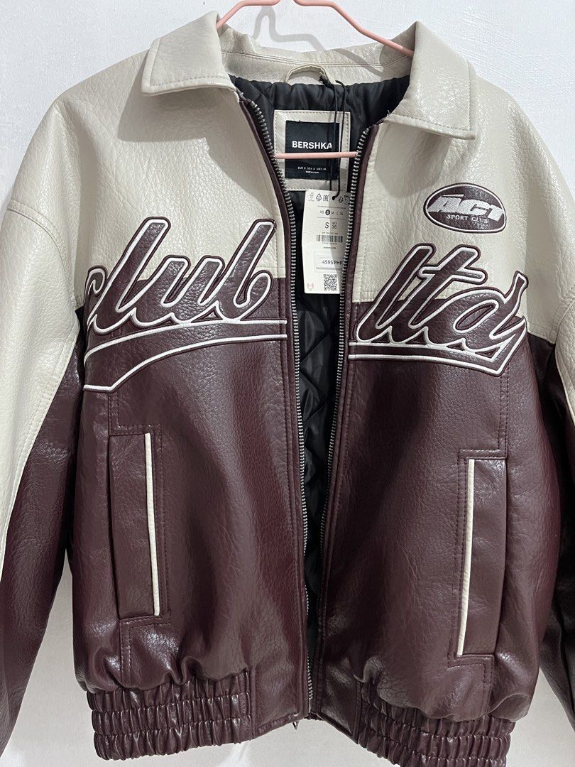 Original Bershka Leather Jacket with tag (Category: Coats, Jackets and Outerwear) located in Rizal. Submitted by dakitty (Listing ID 1453331665, Image 1). Description: - actual pics r already posted - negotiatioble .
