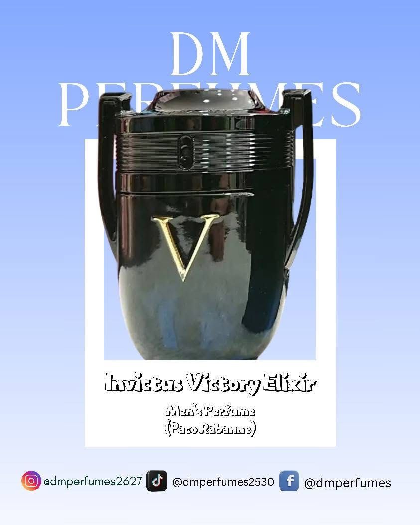 Paco Rabanne Invictus Victory Elixir Men's Perfume (Category: Fragrance & Deodorants) located in Manila. Submitted by wisewind.45f8b1 (Listing ID 1453259411, Image 1). Description: - Fragrance: Invictus Victory Elixir for men by Paco Rabanne - Scent Profile: Bold and captivating - Ideal For: Making a statement - Availability: DM for more info MOP: Metrobank/BPI/GCash.