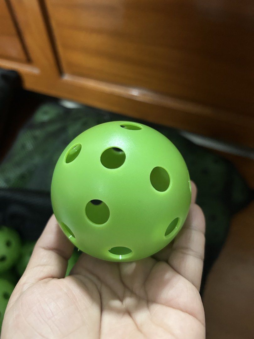 Pickle Balls 26 holes | 49pcs (Category: Racket and Ball Sports) located in Quezon City. Submitted by jjsurplus_23 (Listing ID 1453245914, Image 2). Description: .
