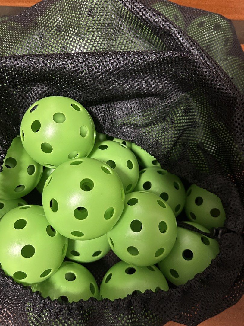 Pickle Balls 26 holes | 49pcs (Category: Racket and Ball Sports) located in Quezon City. Submitted by jjsurplus_23 (Listing ID 1453245914, Image 1). Description: .