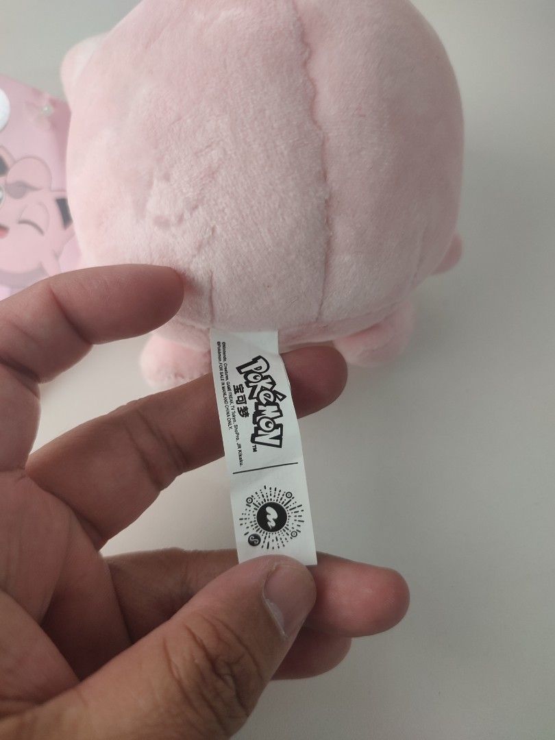 Pokemon Jigglypuff Plush Keychain Toy (Category: Plushies & Soft Toys) located in Manila. Submitted by epicmountain-f20453 (Listing ID 1453278464, Image 3). Description: - Adorable Jigglypuff plush toy - Features a convenient keychain attachment - Super soft and cuddly material - Comes with original tags attached - Perfect for decorating bags, backpacks, or as a collectible - Another Mew plush is also available separately.