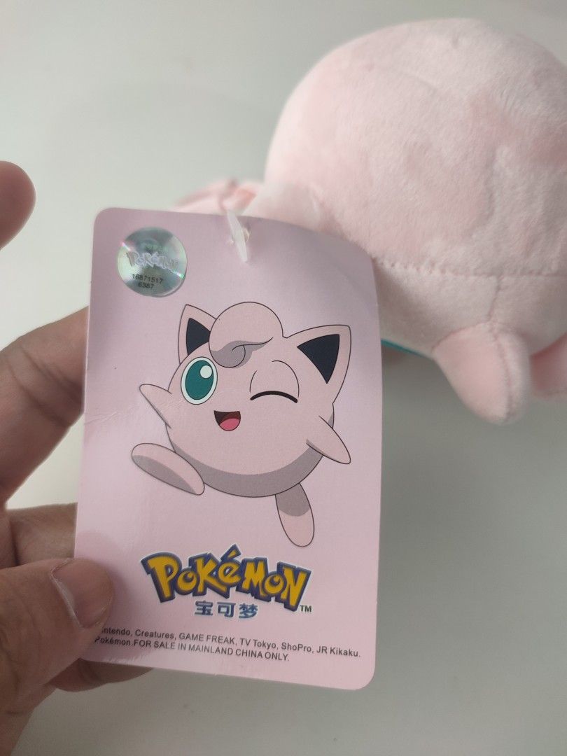 Pokemon Jigglypuff Plush Keychain Toy (Category: Plushies & Soft Toys) located in Manila. Submitted by epicmountain-f20453 (Listing ID 1453278464, Image 2). Description: - Adorable Jigglypuff plush toy - Features a convenient keychain attachment - Super soft and cuddly material - Comes with original tags attached - Perfect for decorating bags, backpacks, or as a collectible - Another Mew plush is also available separately.