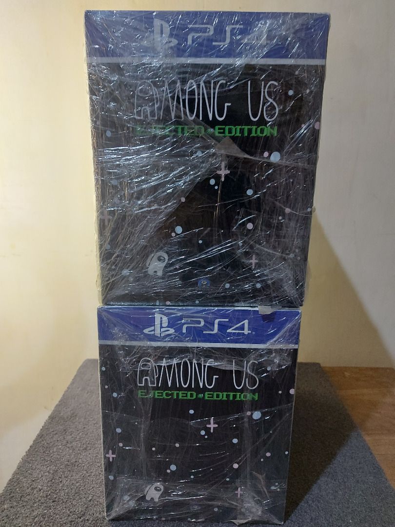 PS4 Among Us Ejected Edition Collectors Edition (Category: PlayStation) located in San Jose. Submitted by gamesandgeeks (Listing ID 1453355348, Image 2). Description: - Selling 2 brand new, sealed copies of the PS4 Among Us Ejected Edition. - A must-have collector's item for any Among Us fan. - Ready to ship to its new owner. Don't miss out! Location: San Jose City, Nueva Ecija Mode of Payment: Bank Account/ Gcash/ Maya Can be shipped via LBC pic