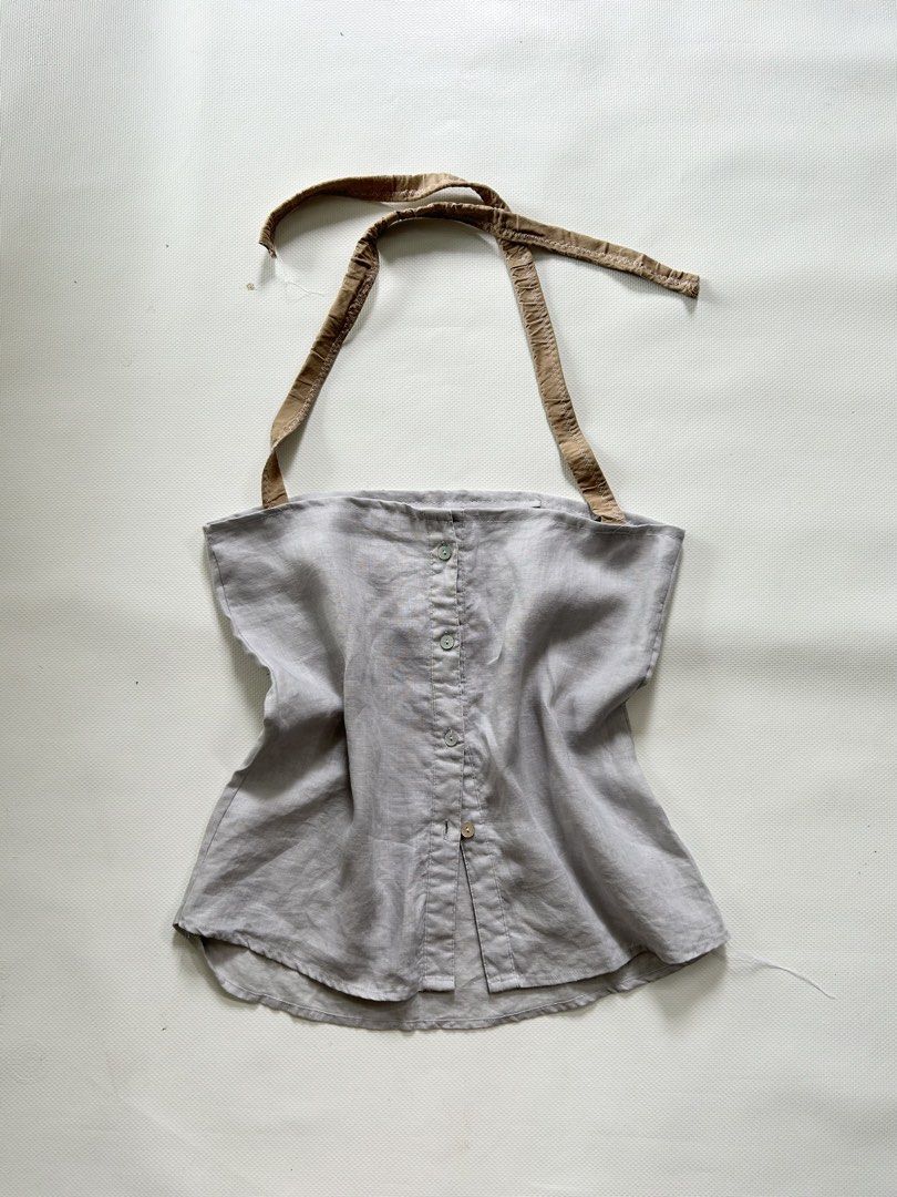 pure linen top (Category: Sleeveless) located in Caloocan City. Submitted by helpmedeclutter____tf (Listing ID 1453270418, Image 1). Description: linen, small to medium no flaws mop: bpi/gotyme sf 95 nationwide via jnt.