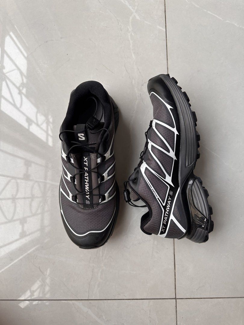 Salomon XT-Pathway 2 (Unisex USM 5 / USW 6) (Category: Sneakers) located in Valenzuela. Submitted by __prelovedbyjd (Listing ID 1453419110, Image 1). Description: - Salomon XT-Pathway 2 trail running shoes - used 3x only in the city - No issues, no scratches and damages RFS: Decluttering Loc: Valenzuela City.