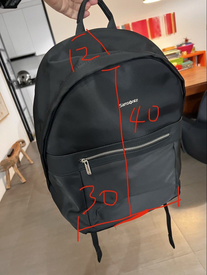 Samsonite backpack (Category: Backpacks) located in Singapore. Submitted by jyarrr (Listing ID 1452978264, Image 3). Description: New tags removed, nice design durable material, pls self pick up at 151096 or meet at Tiong Bahru MRT station .
