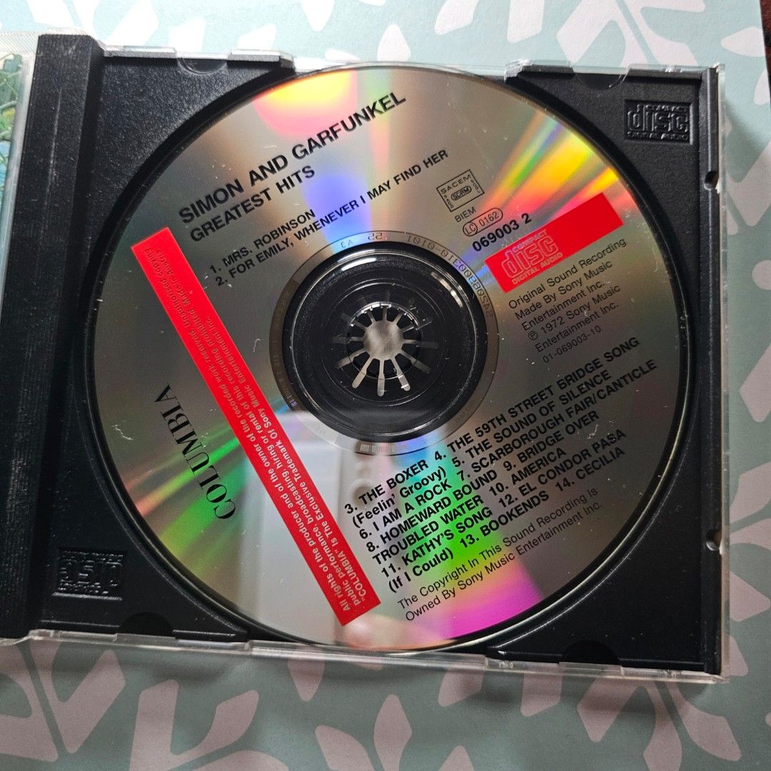 Simon and Garfunkel - Greatest Hits - CD NM (Category: CDs & DVDs) located in Quezon City. Submitted by serefrenpaz (Listing ID 1453322381, Image 3). Description: Good Day Buyers! 💖💖💖Here are the PAYMENT payment options 💖💖💖 ✨1. GCash - 09164862096 ✨2. Bank Deposit - BPI, BDO, Unionbank, Landbank, Palawan, Cebuana ✨3. Paypal for international buyers 💕💕💕Meet Up Options💕💕💕 ✨1. McDo Kamias Quezon City ✨2. Jolibee Anonas Kamias Intersectio