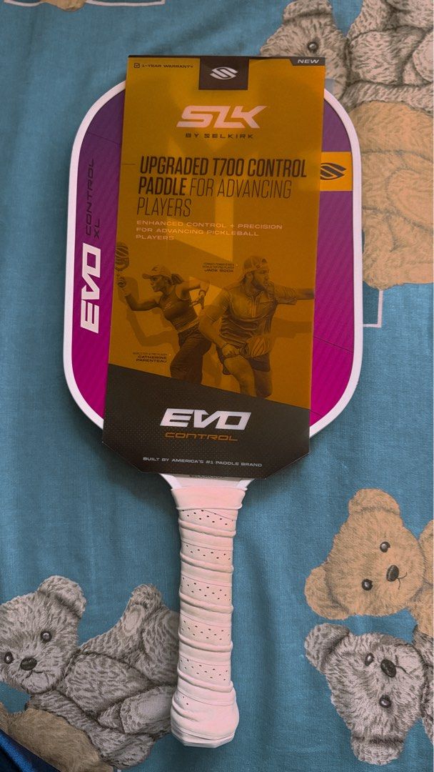 SLK by Selkirk EVO Control XL Pickleball Paddle (Category: Racket and Ball Sports) located in Manila. Submitted by braveearth_9be1c8 (Listing ID 1453297130, Image 1). Description: - T700 control paddle for advancing pickleball players - Enhanced control and precision - Features a 700 carbon fiber surface - Made by America's #1 paddle brand - Comes with a 1-year warranty - Get yours today!.