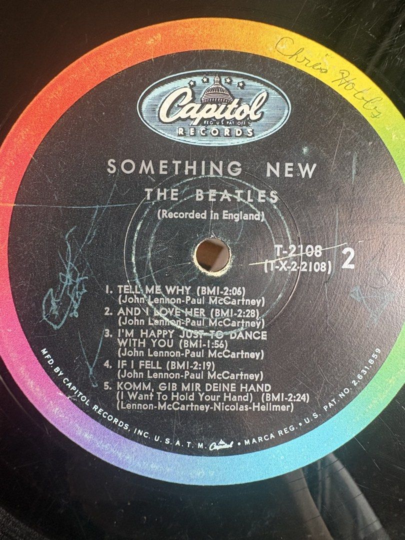 Something New Something New The Beatles Vinyl (Category: Vinyls) located in Las Pinas. Submitted by audsssss (Listing ID 1453328374, Image 3). Description: Cover: VG Record: VG- Comes with free outer and inner sleeves.