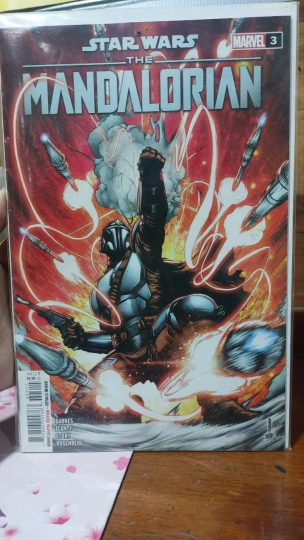 Star Wars The Mandalorian Marvel Comic Issue 3 (Category: Comics & Manga) located in Bacoor. Submitted by blustall (Listing ID 1453251291, Image 1). Description: - Star Wars The Mandalorian comic book - Issue Number: 3 - Publisher: Marvel - Slight Dents - Good Condition Payment via Gcash Shipping via Lalamove.