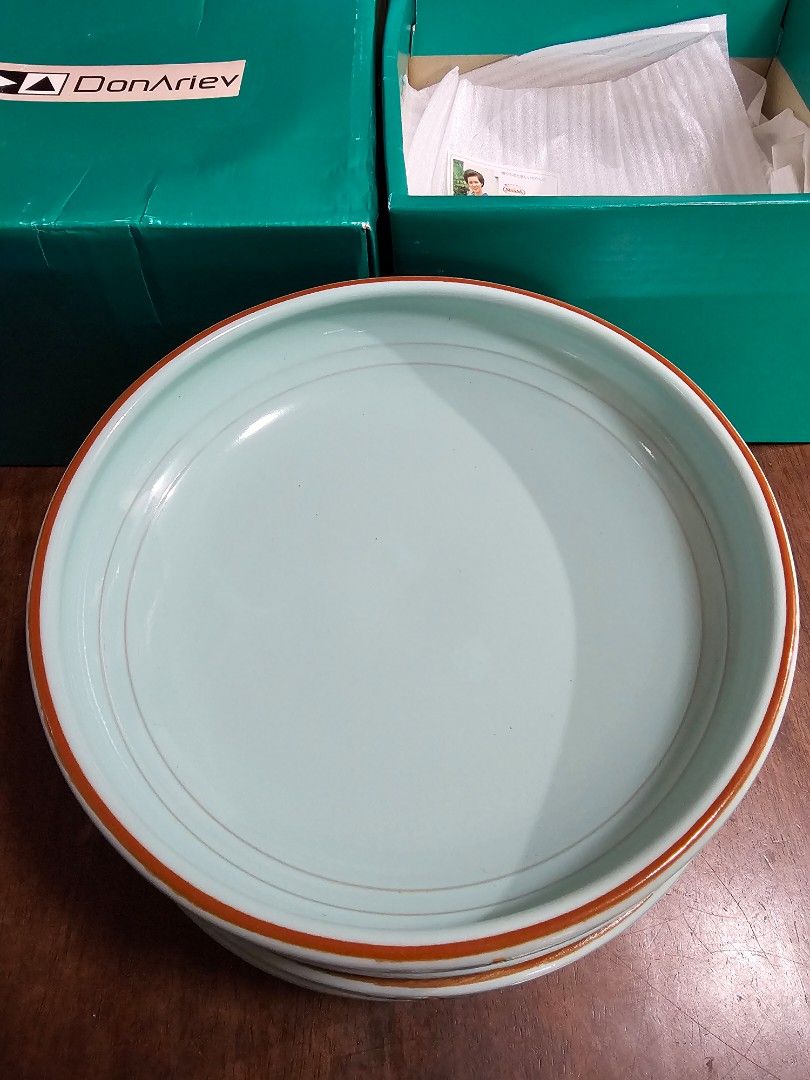 SALE❗️Stoneware Deep Plates - 5 pcs (Category: Dinnerware & Cutlery) located in Quezon City. Submitted by senyoramaria (Listing ID 1453236390, Image 2). Description: *Noritake Boulder Ridge - inspired* DONARIEV Deep Plates Stoneware material 8.25 inches in diameter 1.75 inches deep 5 pcs Brandnew with box. Php1250❗️.