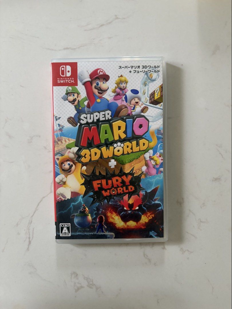 Super Mario 3D world and Fury world Switch （分類：Nintendo 任天堂）位於 Hong Kong。 由 Boozy123 提交（商品編號 1453269110，圖片 1）。簡介： 。