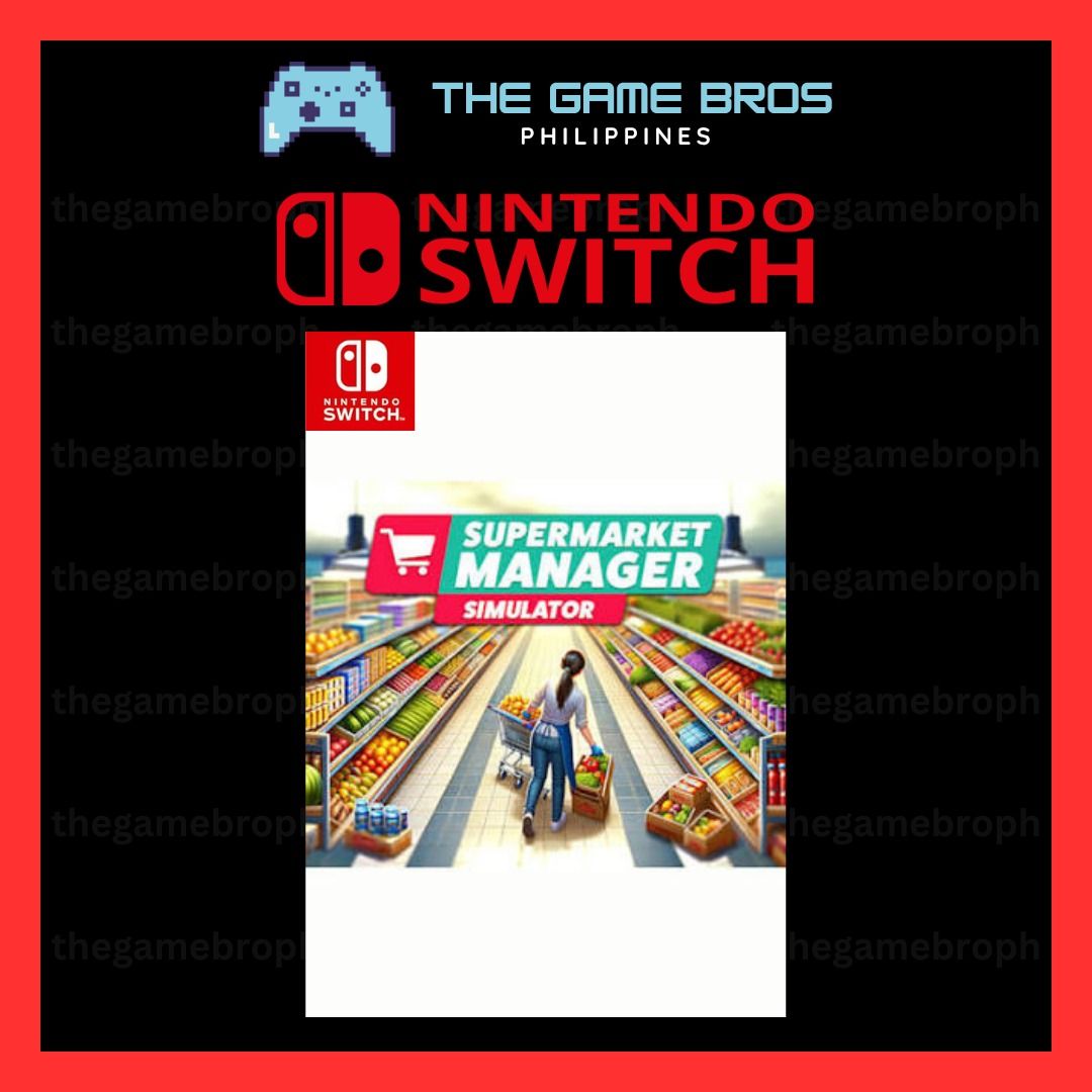 Supermarket Manager Simulator (Nintendo Switch) Digital Game (Category: Nintendo) located in Manila. Submitted by thegamebroph (Listing ID 1453341826, Image 1). Description: 🔥 FEATURES 🔥 ✅ 100% SAFE and LEGAL games bought from Nintendo eShop ✅ ✅ 100% STABLE and RELIABLE !!! ✅ ✅ Not require to MODIFY your console ✅ ✅ Warranty provided✅ ✅ Instant Delivery*✅ ✅ Simple & Details Installation Guide Provided✅ ✅ 99% of all games available on Nintendo e
