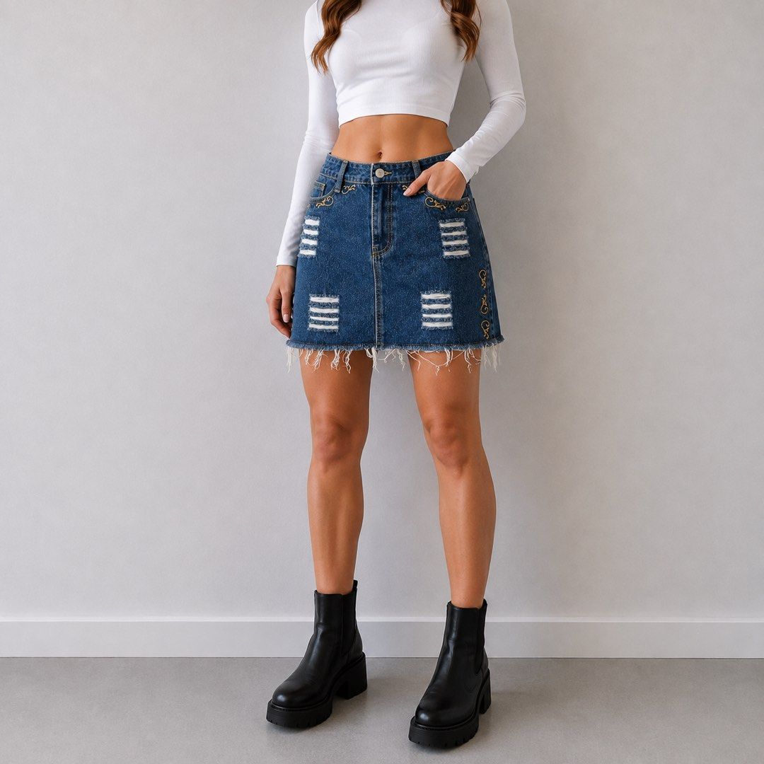 Tattered Skirt (Category: Skirts) located in San Ildefonso. Submitted by rgdeclutters (Listing ID 1453307426, Image 2). Description: L 13" W 27-28".