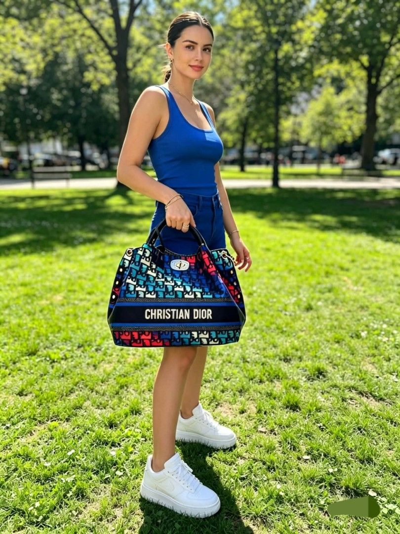 Multi colored Dior women's hand bag (Category: Luxury Bags & Wallets) located in Manila. Submitted by kostyum_atb (Listing ID 1453387490, Image 2). Description: - Iconic Tote bag - Features the classic Dior Oblique pattern - Spacious interior, ideal for daily essentials - Comfortable top handles for easy carrying - A stylish statement piece for any fashion-forward individual - Perfect for work, travel, or everyday use.