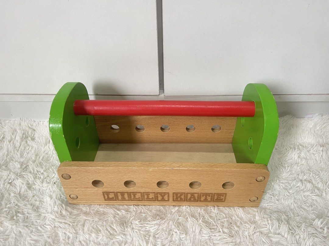 Viga Wooden Tool Box (Category: Storage Boxes & Baskets) located in Manila. Submitted by jassie06 (Listing ID 1453415700, Image 3). Description: Super nice quality makapal What you see is what you get, as is.