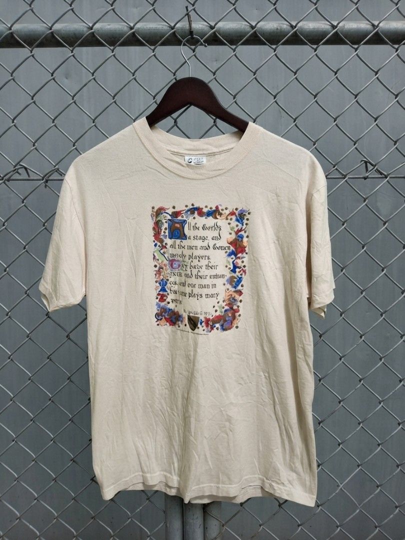 Vintage Cornwall Scribeworks Graphic Shirt (Category: Tshirts & Polo Shirts ) located in Manila. Submitted by darth3pter (Listing ID 1453367368, Image 1). Description: Actual dimes 19.5x28 Med on tag Condition: Good dated 2000 Tag: C Port & Co. 🚫 issue (need wash).