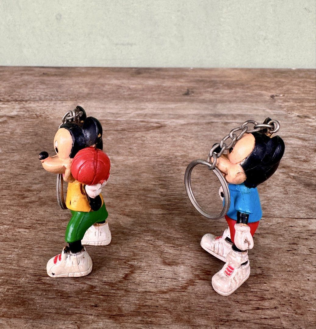 Vintage Mickey Mouse Bootleg Keychains (Lot Sale) (Category: Character Goods) located in Mandaluyong City. Submitted by collectorsobsessions (Listing ID 1453383752, Image 2). Description: - Keychains not Mint but still in Good condition. - Sold as Lot only. - Comes as is, what you see is what you get. - PRICE: P350 (for both).