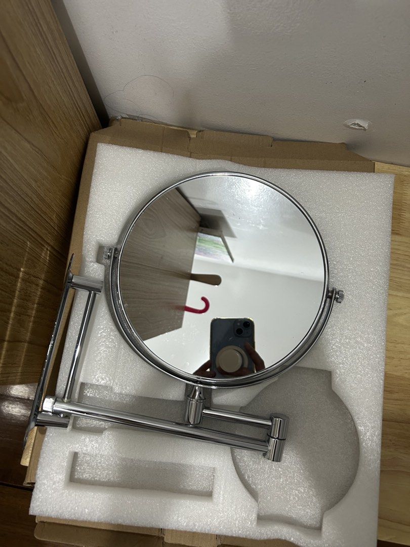 Wall mounted foldable bathroom mirror for 340 (Category: Mirrors) located in Quezon City. Submitted by kicayscloset (Listing ID 1453345205, Image 2). Description: .