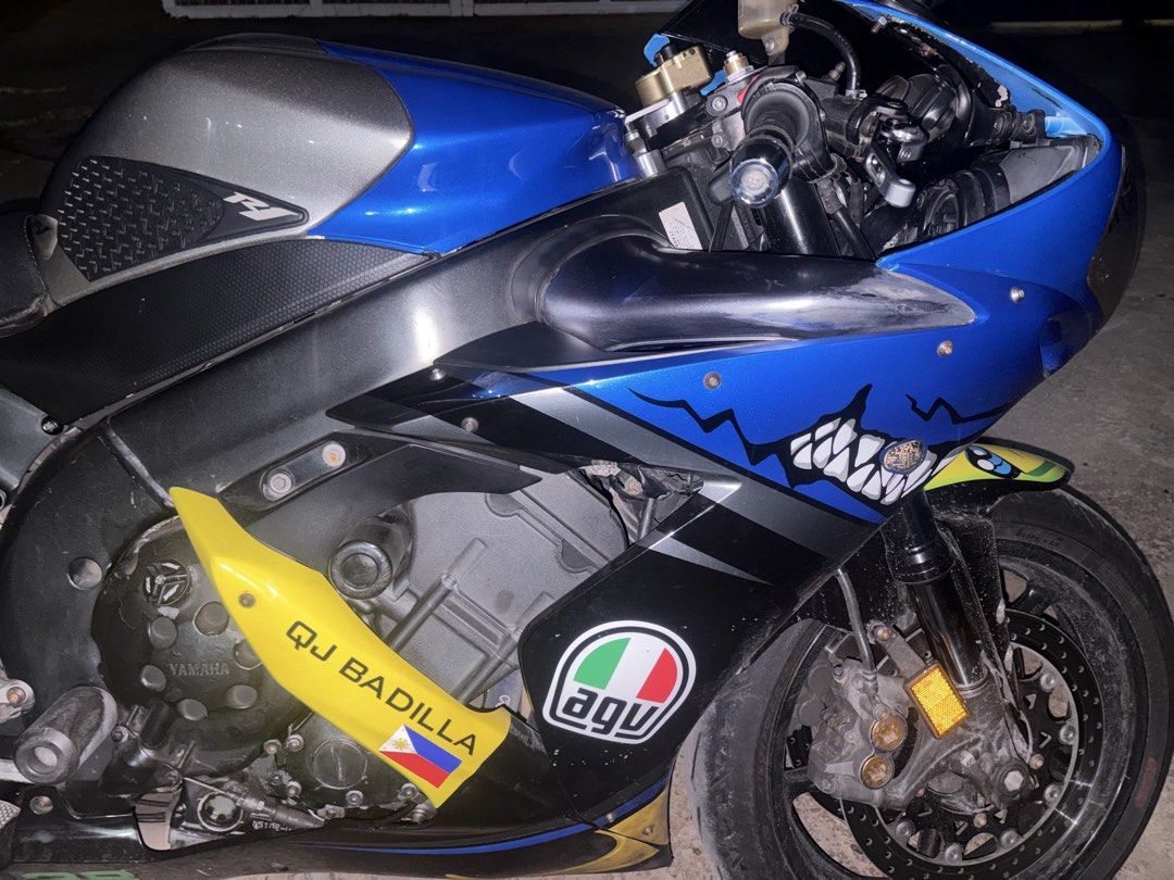 YAMAHA R1 (Category: Motorbikes for Sale) located in Quezon City. Submitted by saddi05 (Listing ID 1444774756, Image 3). Description: 🏍️ Yamaha YZF-R1 2005 🏍️ 💰 ₱280,000 📍 Ortigas, Pasig City FS: 2005 Yamaha YZF-R1 ✅ Registered / Updated papers / Open DOS ✅ 998cc Inline-4 engine ✅ Strong engine and smooth transmission ✅ AGV-inspired custom fairings ✅ Pirelli Diablo Supercorsa IV tires ✅ Austin Racing ✅ No major issues Need to liquidate for ad