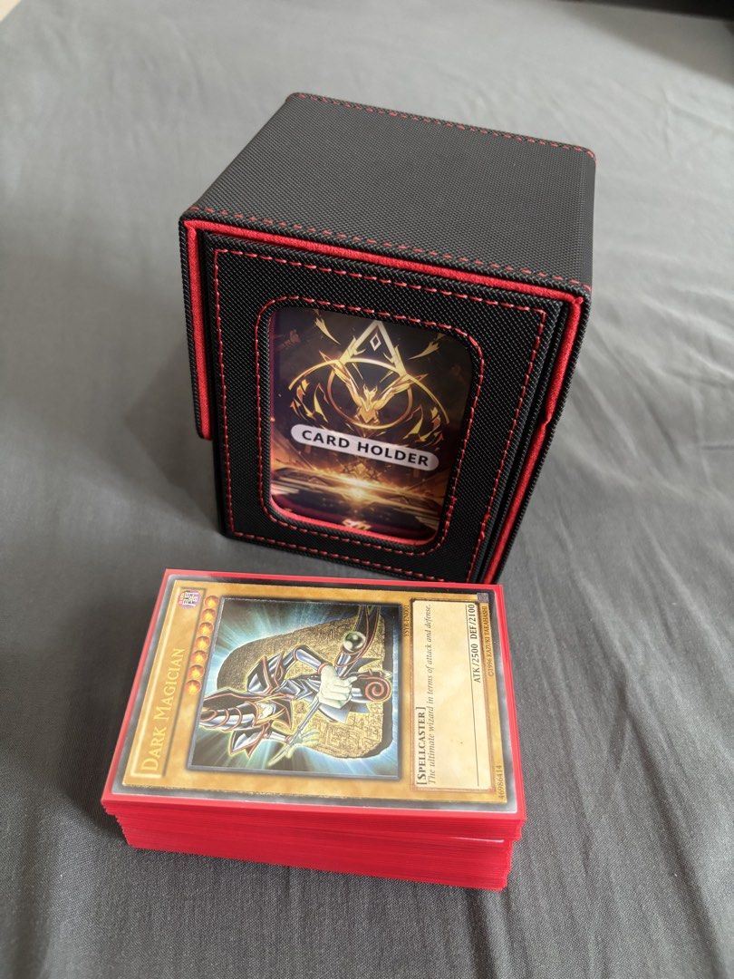 Yugioh - Yugi’s Deck (Category: Card Packs) located in Muntinlupa City. Submitted by laplace_transform (Listing ID 1453268076, Image 2). Description: - Tournament ready (easy to use) - With card sleeves - With card holder.