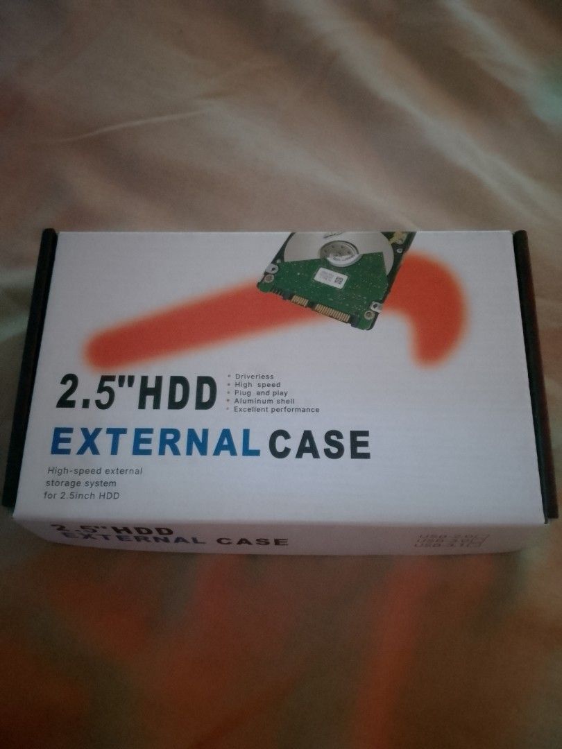 2.5" HDD SSD External Case - High Speed, Plug and Play (Category: Hard Disks & Thumbdrives) located in Manila. Submitted by keendeer.6c83cc (Listing ID 1456659523, Image 1). Description: - High-speed 2.5" HDD SSD external case USB 3.0 - Driverless and plug-and-play functionality - Durable aluminum shell for excellent performance - Ideal for expanding your 2.5" HDD storage system.