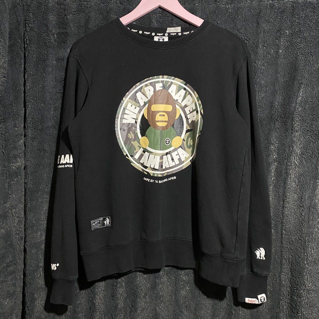 Aape Sweater - I Am Alfa Print (Category: Coats, Jackets and Outerwear) located in Cebu City. Submitted by kklez (Listing ID 1456697602, Image 1). Description: Authentic 20 x 24 Good Condition No Crack Prints .