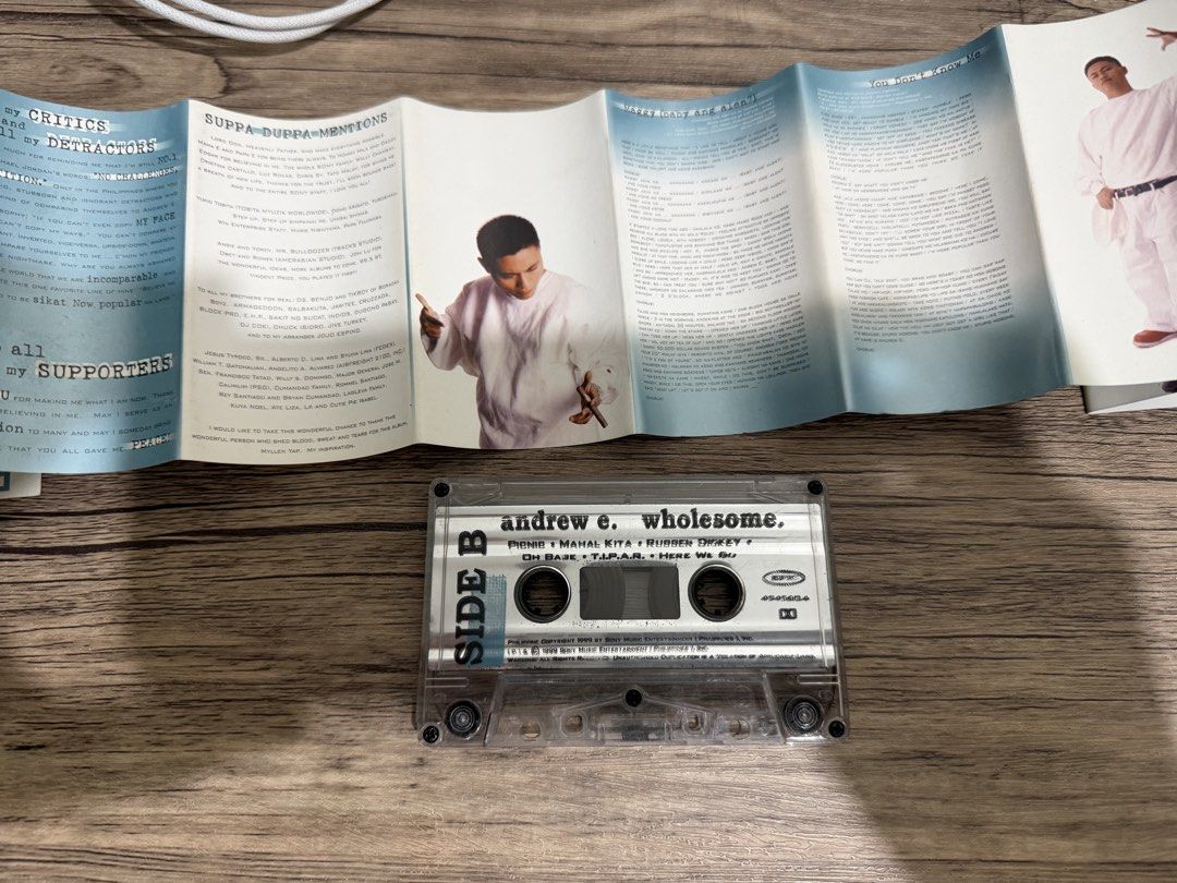 Andre E Wholesome cassette tape (Category: Portable Music Players) located in Bacoor. Submitted by jayhrndzzz (Listing ID 1456605917, Image 3). Description: Andre E Wholesome cassette tape (baño queen) 1k with free shipping Can ship thru J&T.