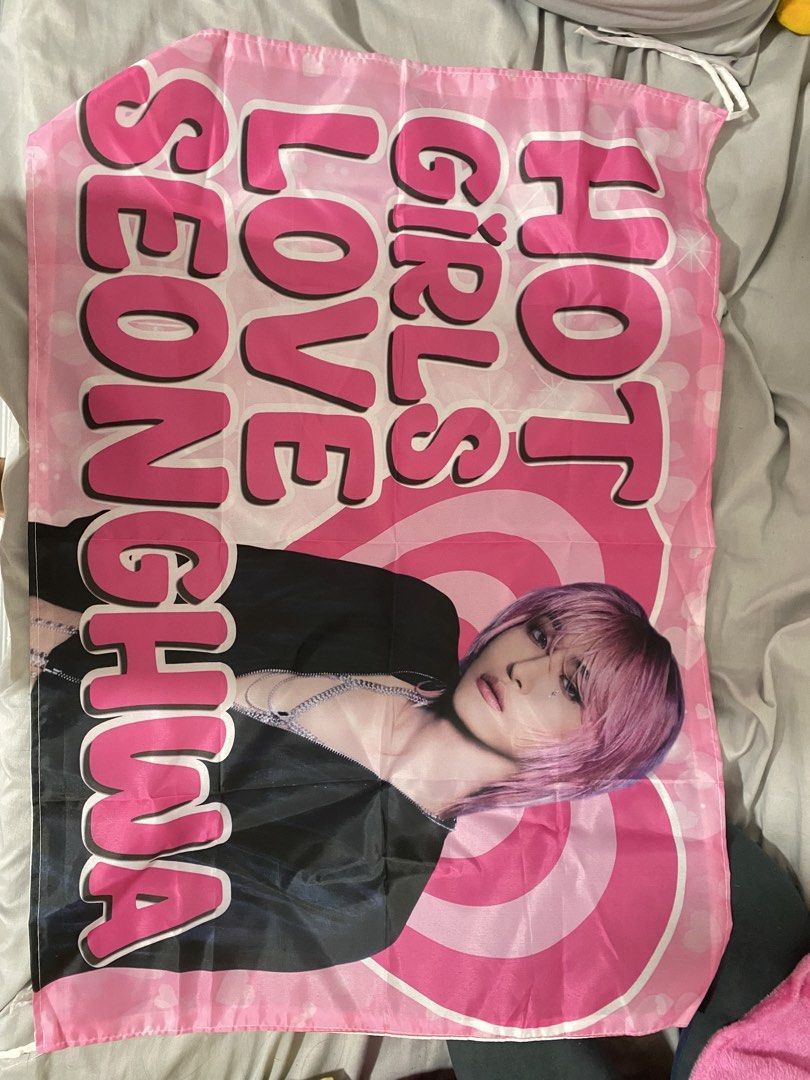 Ateez Seonghwa Banner / Tapestry (Category: K-Wave Merchandise) located in Rizal. Submitted by megumifushilove (Listing ID 1456721088, Image 2). Description: brand new! no space to hang it 🥹 impulse buy last price already.