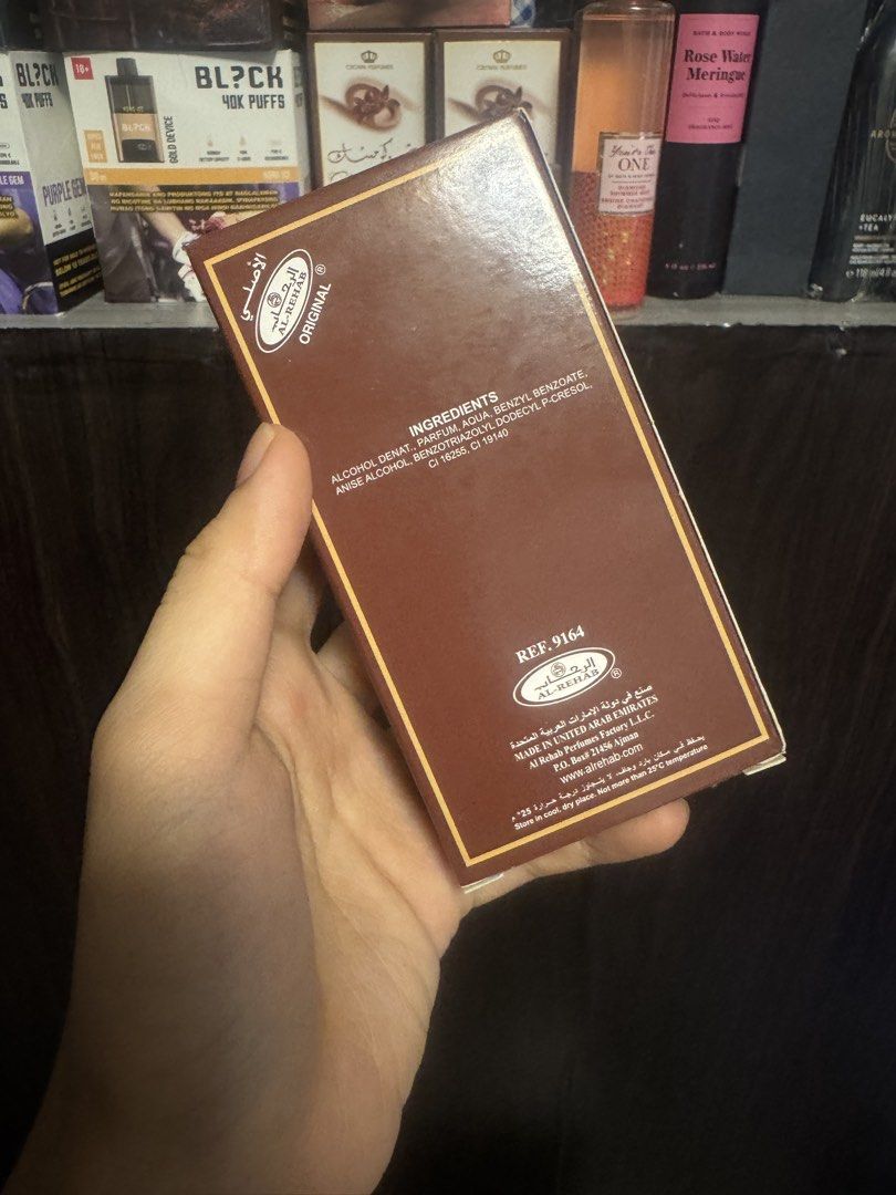 Authentic Al- Rehab Choco Musk (Category: Fragrance & Deodorants) located in Manila. Submitted by zappy21 (Listing ID 1456647278, Image 3). Description: .