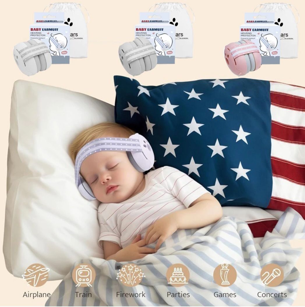 Baby Earmuff (Category: Other Babies Going Out Needs) located in Manila. Submitted by epicocean_df53a4 (Listing ID 1456654070, Image 3). Description: Description: 【NIOSE REDUCTION】Babies' eardrums are more fragile than adults' eardrums and bear much less pressure. This soundproof earmuff is built with high-density multi-layer foam and is designed to protect the hearing of babies and toddlers. 【SAFE MATERIAL】This earmuff is made of ABS plastic, so