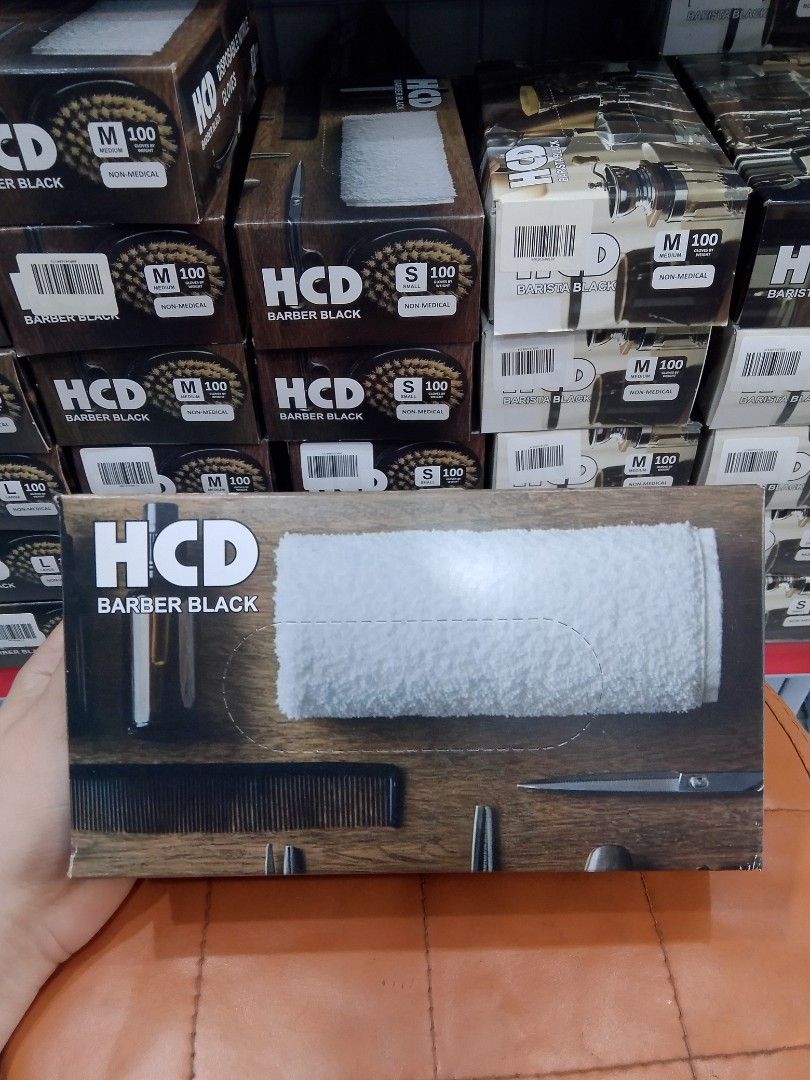 BARBER BLACK GLOVES AVAILABLE IN SMALL, MEDIUM AND LARGE- 100 PCS PER BOX (Category: Medical Supplies & Tools) located in Manila. Submitted by jeca_062001 (Listing ID 1456687967, Image 1). Description: .