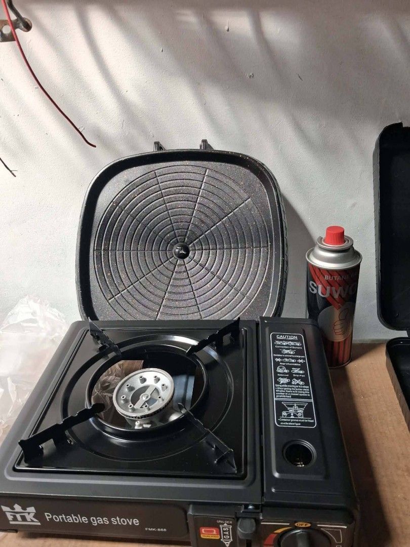 Butane Set for Samgy (Category: Cookware & Accessories) located in Manila. Submitted by redonlineshop (Listing ID 1456663556, Image 1). Description: Butane Stove with Square Plate free Gas (Set) ₱1000 ON HAND BRAND NEW Mode of Payment: Gcash,COD Same day delivery PM for orders and inquiries.