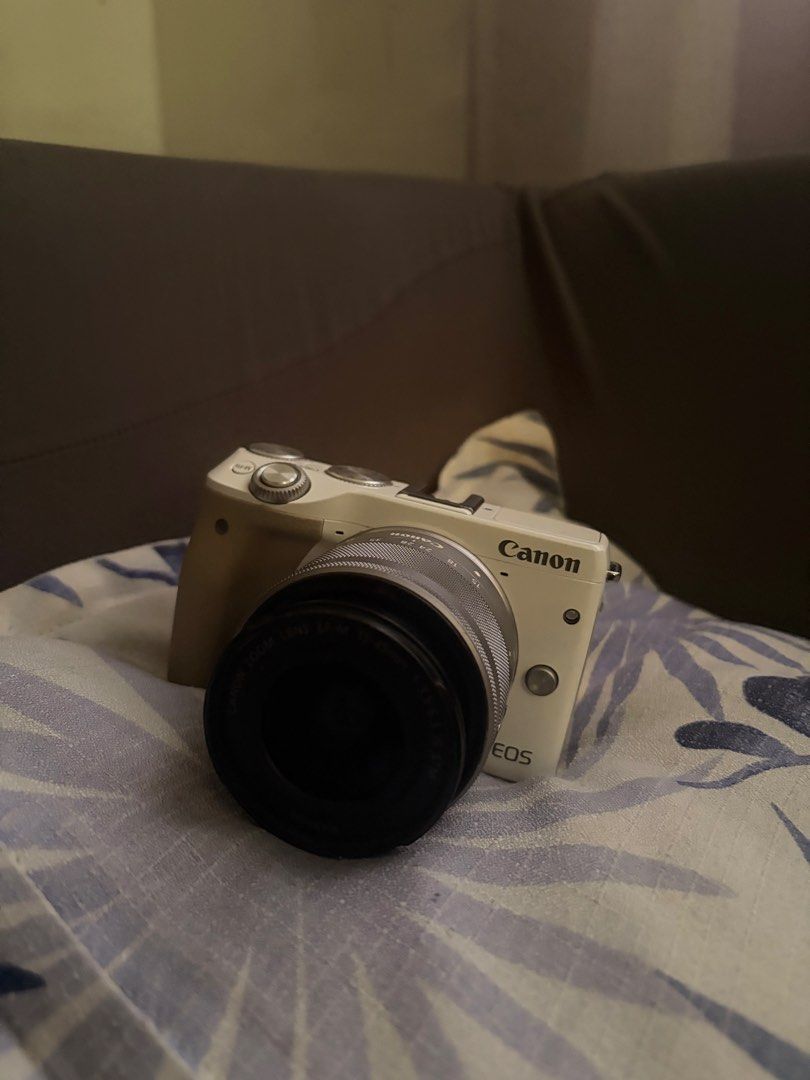 Canon Eos M3 (Category: Other Gadgets) located in Manila. Submitted by dhonniesamch (Listing ID 1456720772, Image 1). Description: Issues are Flash Flex issue (cant flip screen) Can use properly i can send camera pics samples Complete with charger, canon bag and strap.